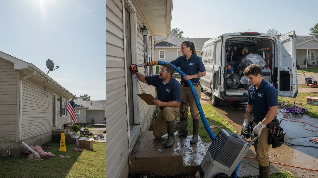 Ceiling Water Damage Restoration in Mullica Hill, NJ near me